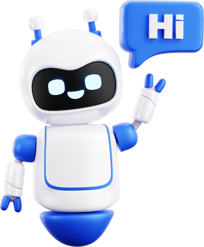 3D Robot Icon
