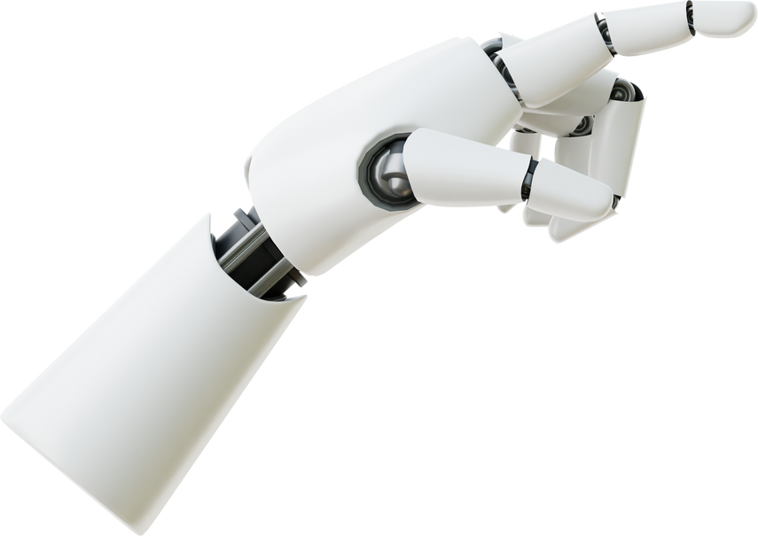 Robot Hand 3D Illustration